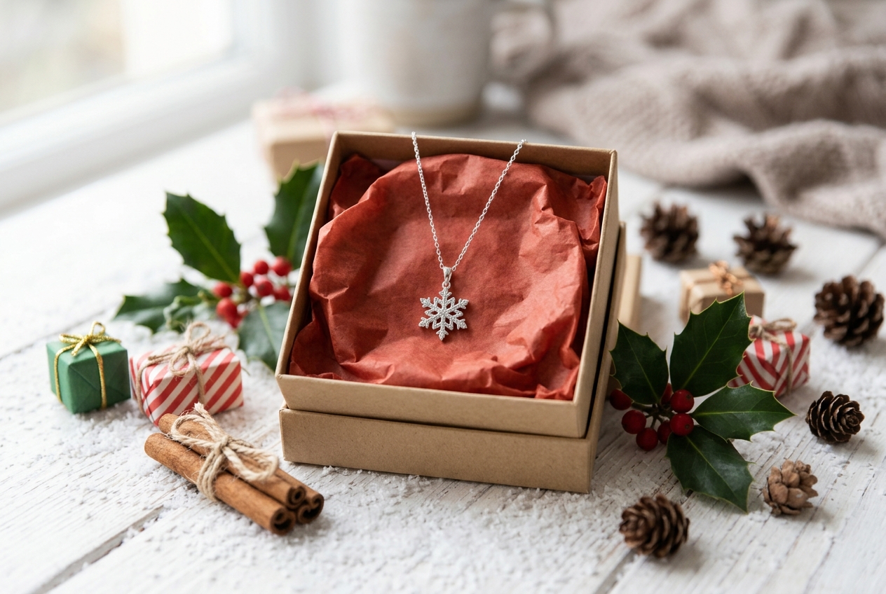 Bijou à offrir pour un secret santa au bureau - illustration
